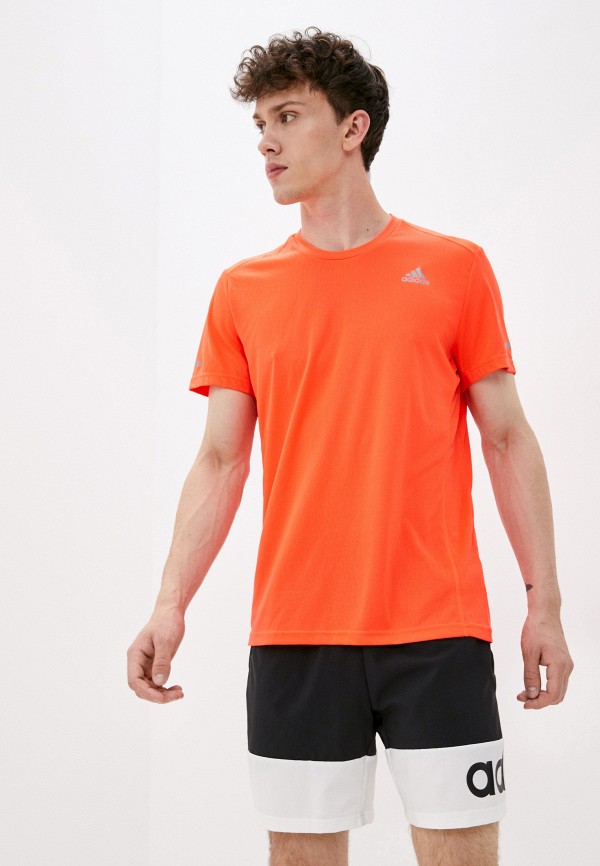 

Футболка спортивная adidas, Коралловый, RUN IT TEE M