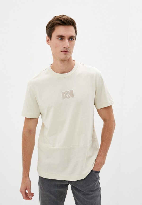

Футболка Calvin Klein Jeans, Бежевый, Calvin Klein Jeans RTLAAL436401
