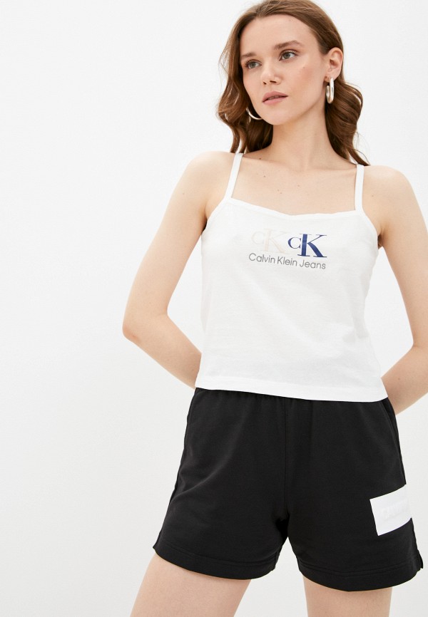 

Майка Calvin Klein Jeans, Бежевый, 90s capsule