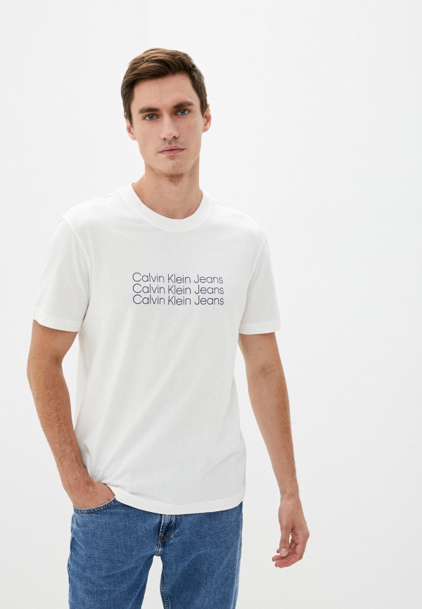 

Футболка Calvin Klein Jeans, Белый, SUSTAINABLE 90s