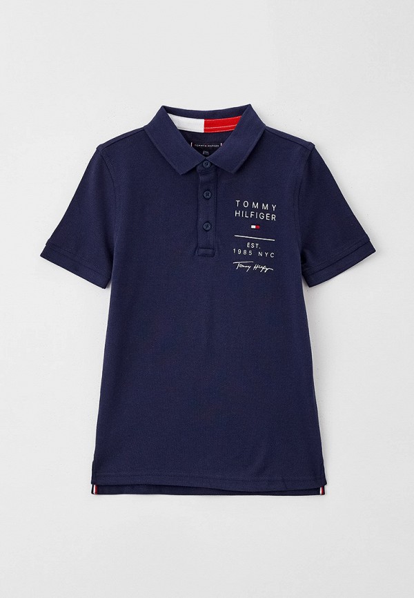 Поло Tommy Hilfiger синий KB0KB06362 RTLAAL483701