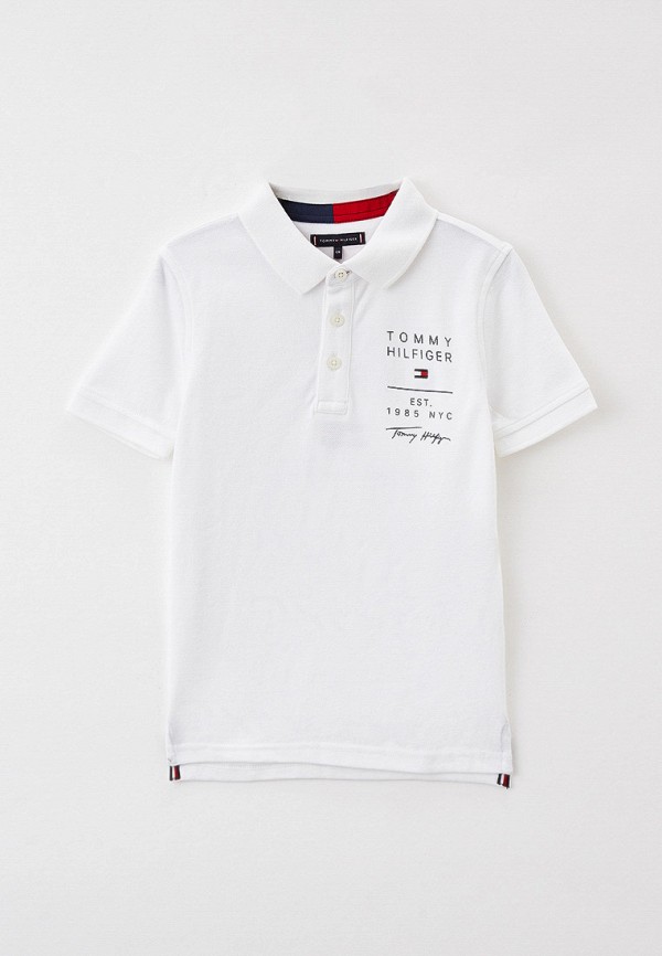 

Поло Tommy Hilfiger, Белый