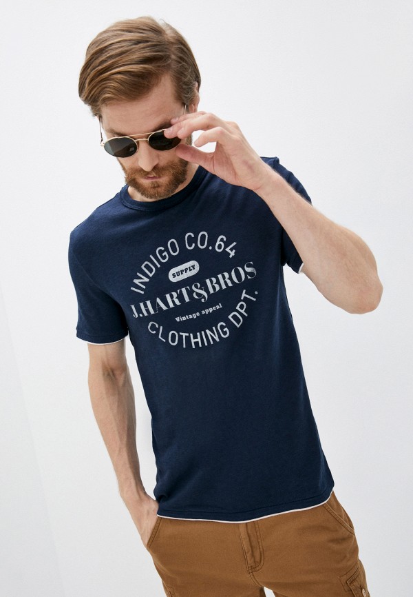 

Футболка J. Hart & Bros, Синий