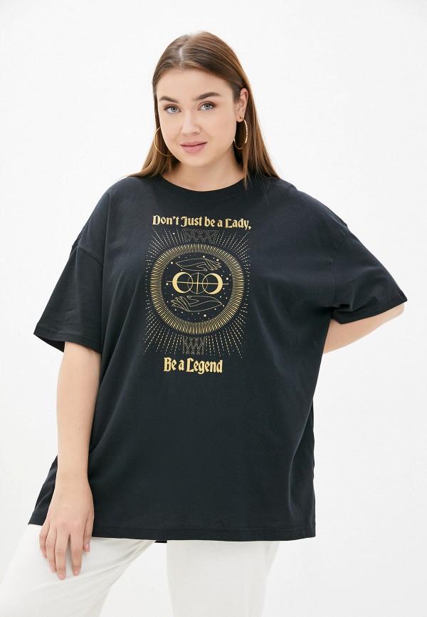 

Футболка Nike, Черный, W NK SSNL VERB BOY SS TEE