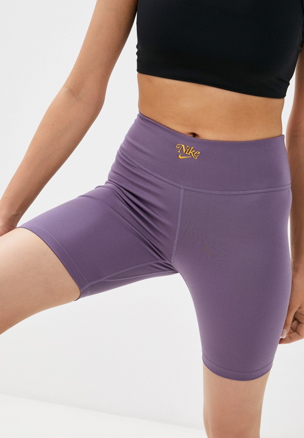 

Шорты компрессионные Nike, Фиолетовый, W NK FEMME ONE 7'' SHORT SU