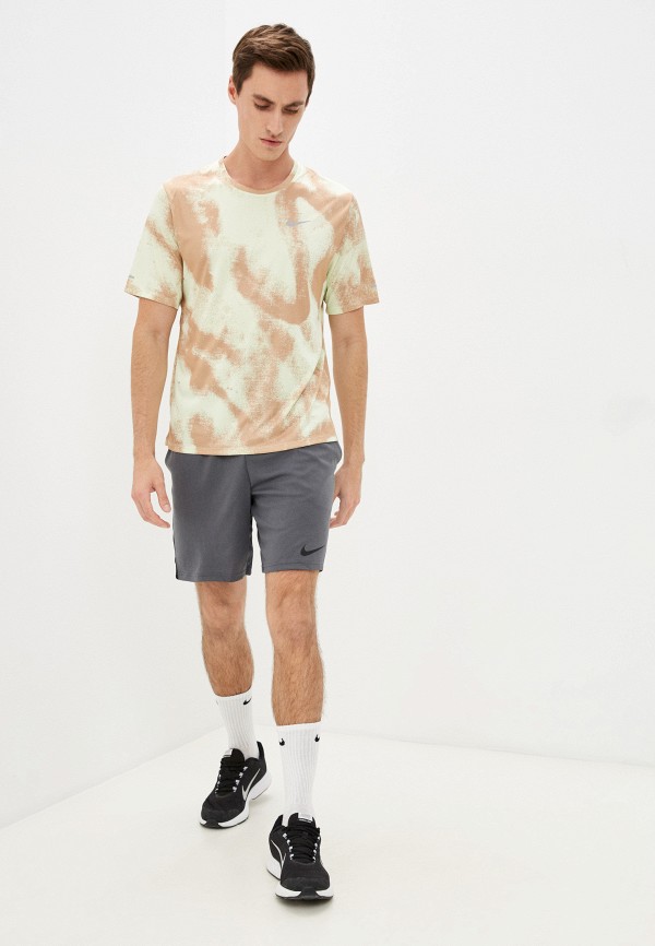 

Футболка спортивная Nike, Разноцветный, M NK DF WILD RUN MILER PR SS