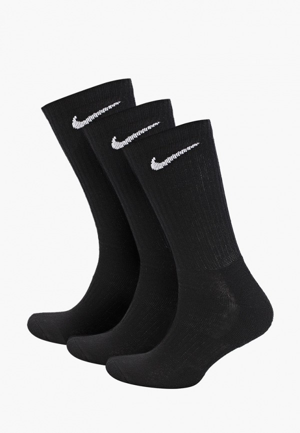 

Носки 3 пары Nike, Черный, U NK EVERYDAY CUSH CREW 3PR