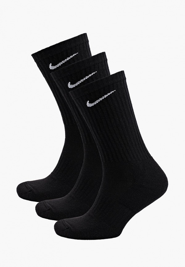 

Носки 3 пары Nike, Черный, U NK EVERYDAY CUSH CREW 3PR