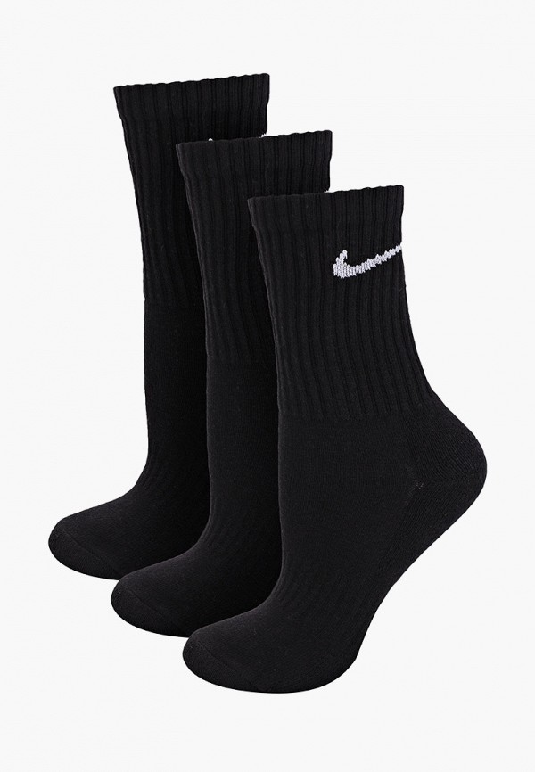 

Носки 3 пары Nike, Черный, U NK EVERYDAY CUSH CREW 3PR