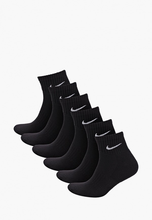 

Носки 6 пар Nike, Черный, U NK EVERYDAY CUSH ANKL 6PR-BD