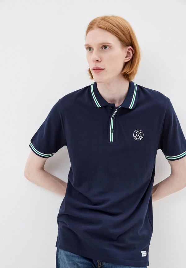 

Поло Jack & Jones, Синий