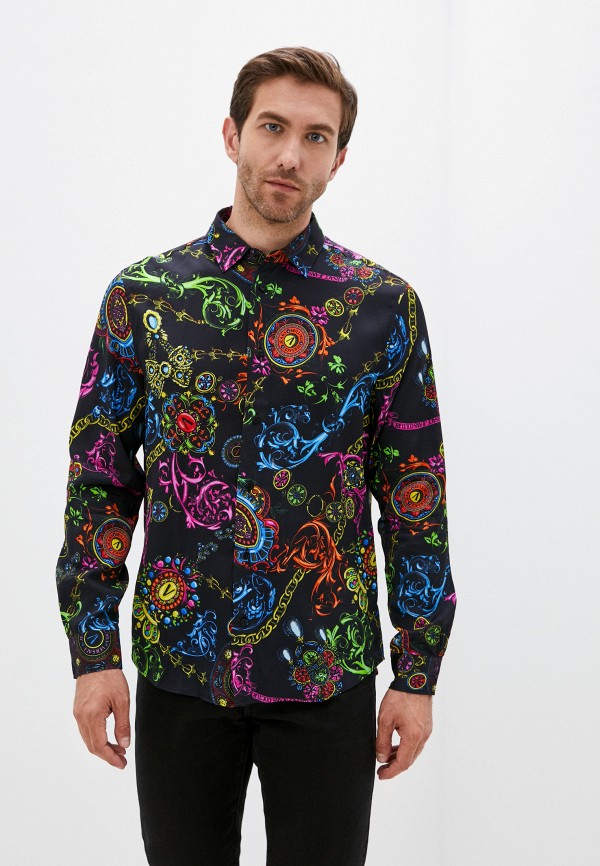 

Рубашка Versace Jeans Couture, Черный, Versace Jeans Couture RTLAAL684001