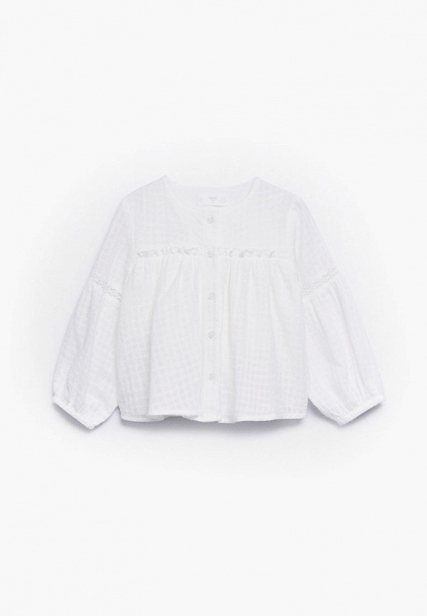 

Блуза Mango Kids, Белый, Mango Kids RTLAAL721901