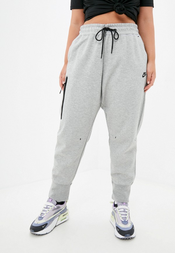 

Брюки спортивные Nike, Серый, W NSW TCH FLC ESSNTL HR PLUS