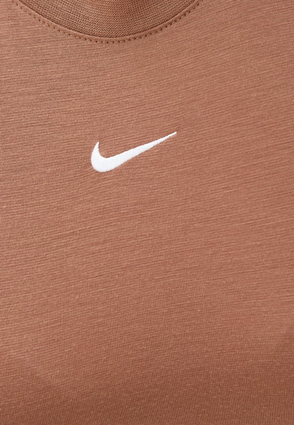 

Топ Nike, Коричневый, W NSW ESSNTL TEE SLIM CRP LBR