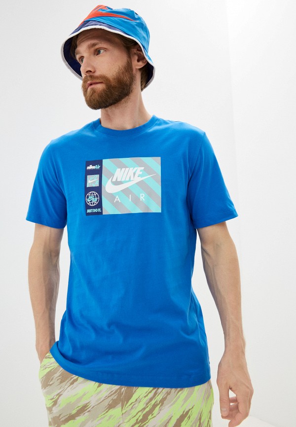 

Футболка Nike, Синий, M NSW TEE SWOOSH BY AIR HBR