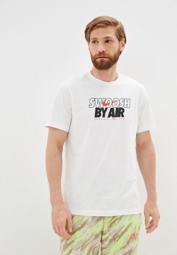 

Футболка Nike, Белый, M NSW TEE SWOOSH BY AIR GX 3
