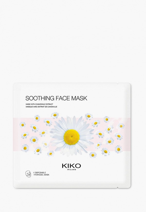

Маска для лица Kiko Milano, Прозрачный, гидрогелевая увлажняющая с экстрактом ромашки SOOTHING FACE MASK, 1 шт
