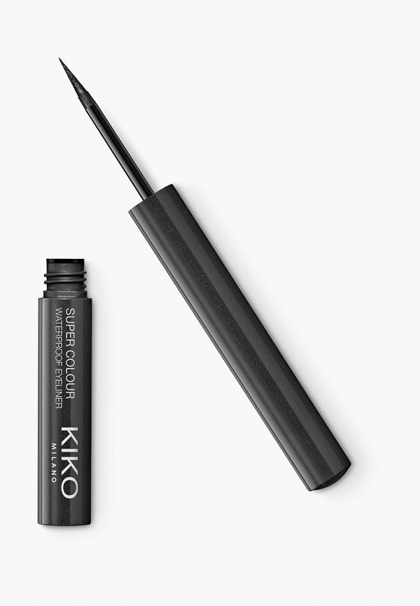 

Подводка для глаз Kiko Milano, Серый, с глянцевым финишем, водостойкая