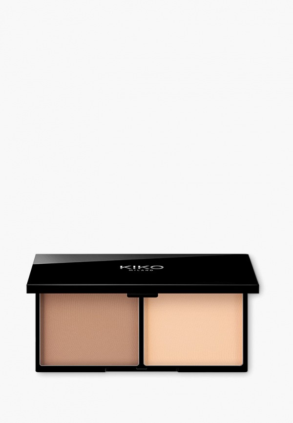 

Палитра для макияжа Kiko Milano, Разноцветный, с бронзером и хайлатером для контуринга лица SMART CONTOURING PALETTE, оттенок 03, Light To Medium, 12 г