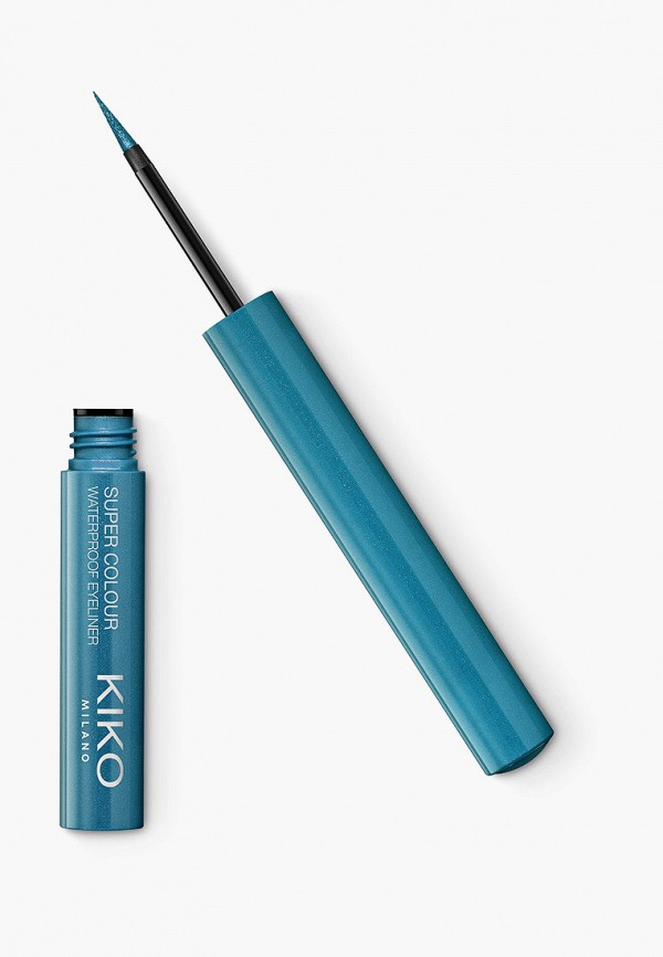 

Подводка для глаз Kiko Milano, Бирюзовый, с глянцевым финишем, водостойкая