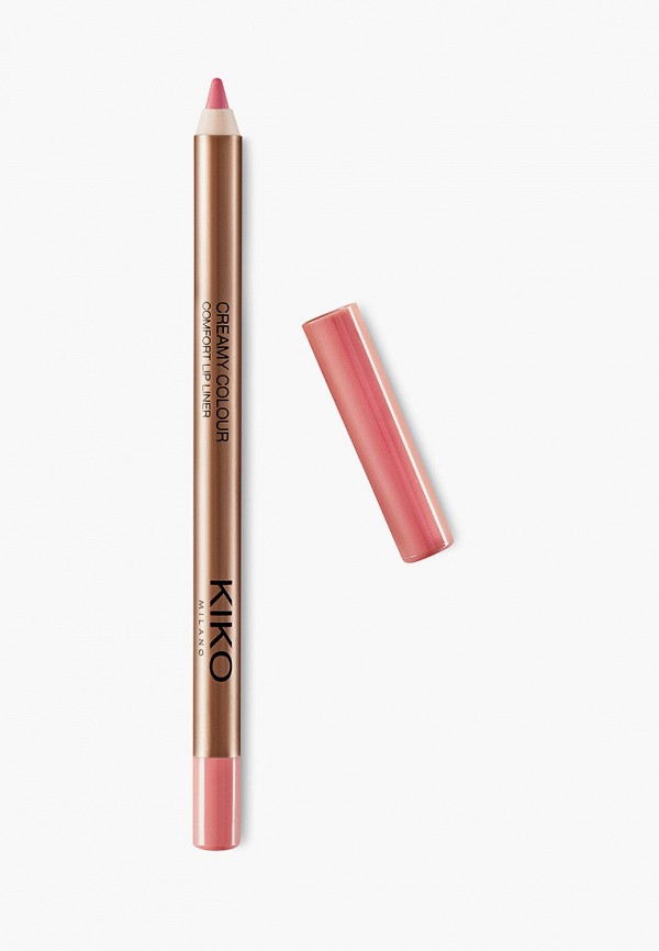 

Карандаш для губ Kiko Milano, Розовый, стойкий CREAMY COLOUR COMFORT LIP LINER, оттенок 302, Warm Pink, 1.2 г
