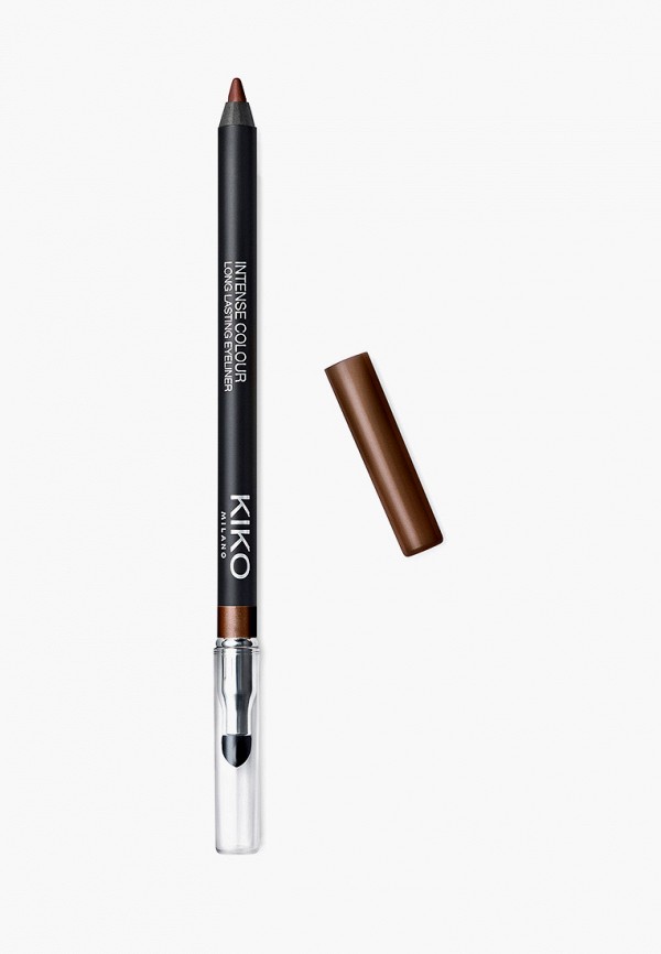

Карандаш для глаз Kiko Milano, Коричневый, водостойкий, со спонжевым аппликатором