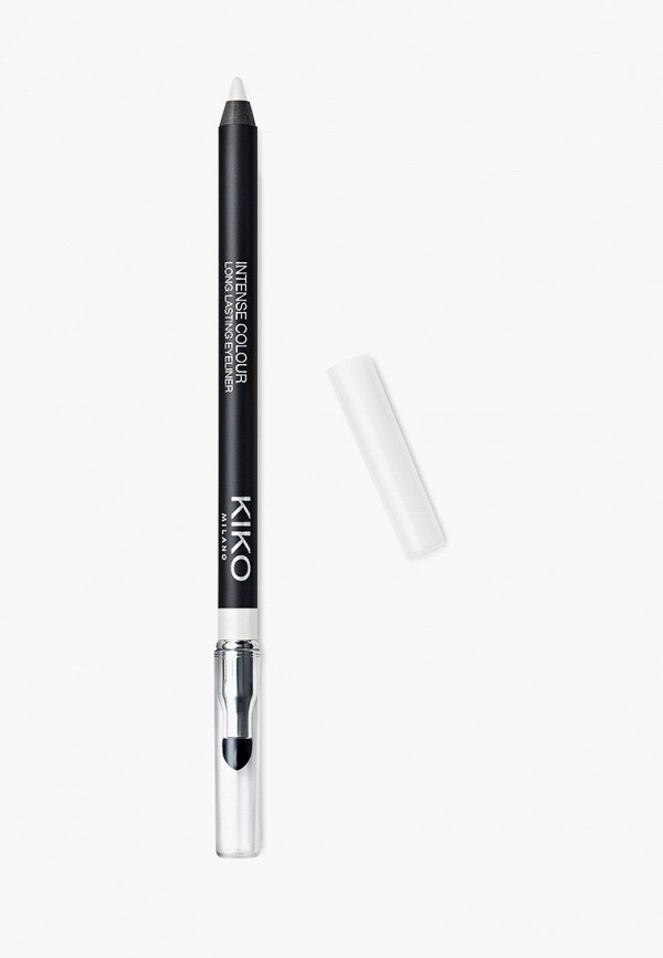 Карандаш для глаз Kiko Milano стойкий интенсивный INTENSE COLOUR LONG LASTING EYELINER, оттенок 01, Pearly White, 1.2 г