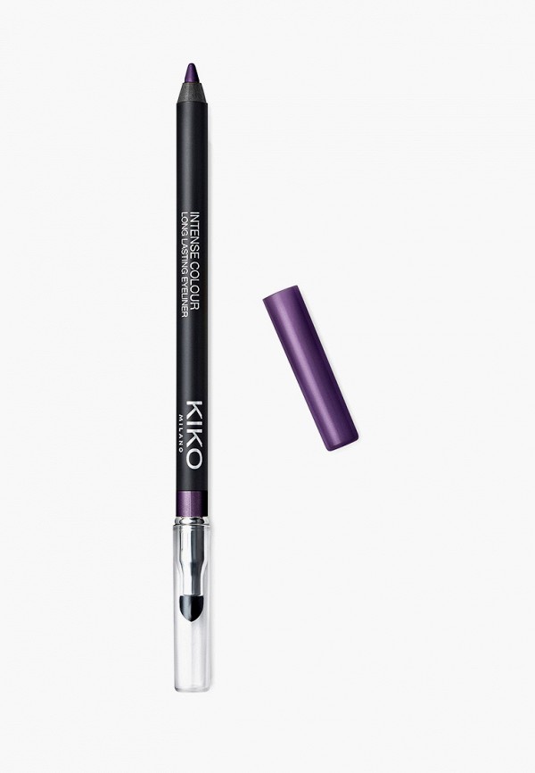 

Карандаш для глаз Kiko Milano, Фиолетовый, водостойкий, со спонжевым аппликатором