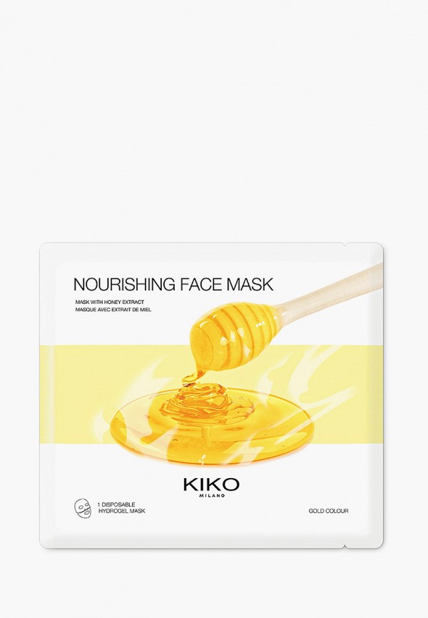 

Маска для лица Kiko Milano, Прозрачный, увлажняющая гидрогелевая c экстрактом меда NOURISHING FACE MASK, 1 шт.