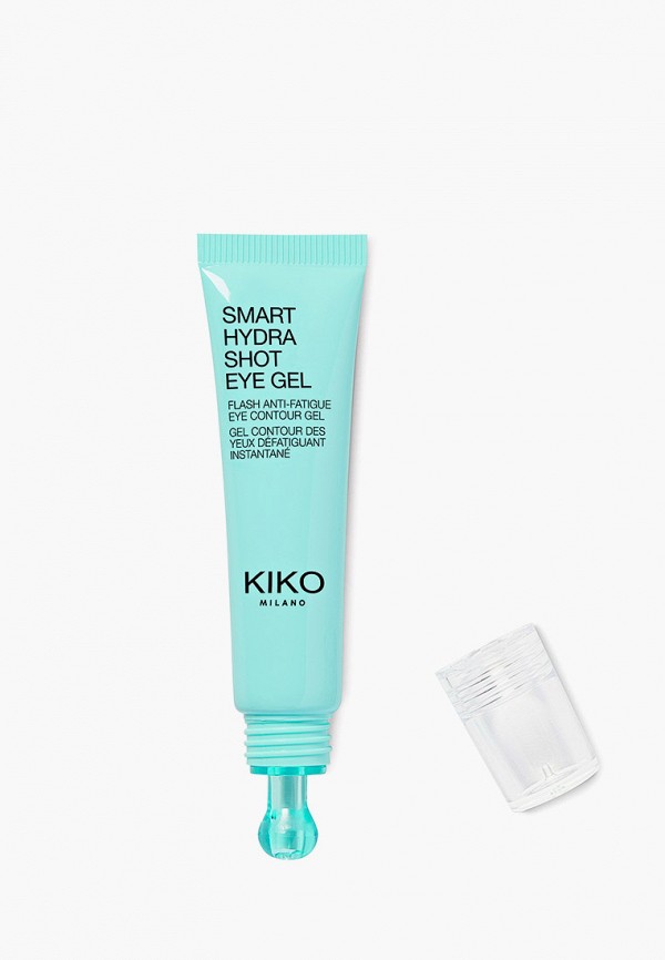 

Гель для кожи вокруг глаз Kiko Milano, Прозрачный, увлажняющий, против темных кругов и отеков SMART HYDRASHOT EYE GEL, 15 мл