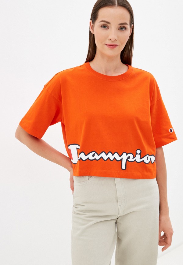 

Футболка Champion, Оранжевый, ROCHESTER Champion Logo Crewneck T-Shirt