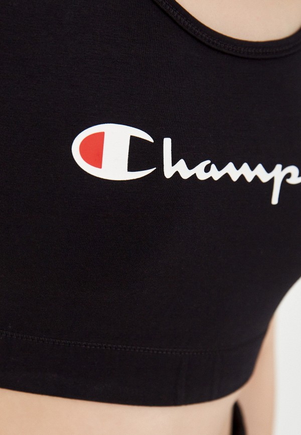 

Топ спортивный Champion, Черный, ROCHESTER Logo Mania Bra