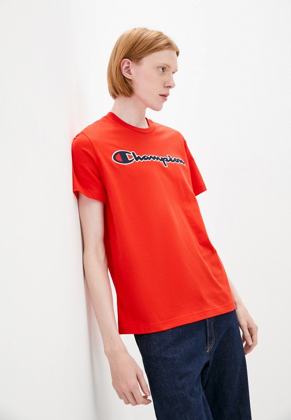 

Футболка Champion, Красный, ROCHESTER Champion Logo Crewneck T-Shirt