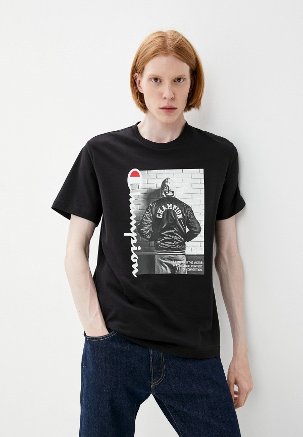 

Футболка Champion, Черный, ROCHESTER Graphic Shop Crewneck T-Shirt