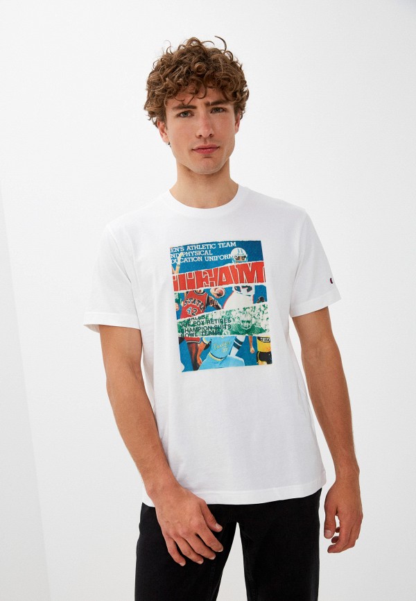 

Футболка Champion, Белый, ROCHESTER Graphic Shop Crewneck T-Shirt