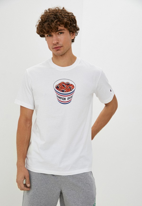 

Футболка Champion, Белый, ROCHESTER Graphic Shop Crewneck T-Shirt