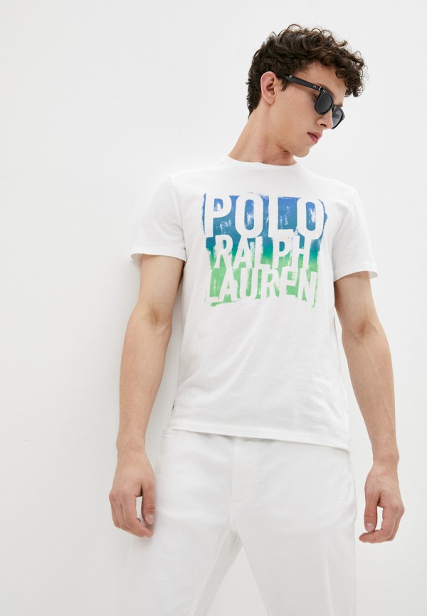 

Футболка Polo Ralph Lauren, Белый, Polo Ralph Lauren RTLAAM022201