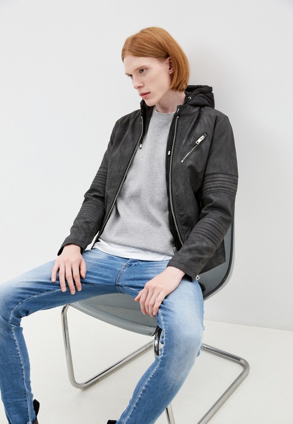 фото Куртка кожаная terance kole