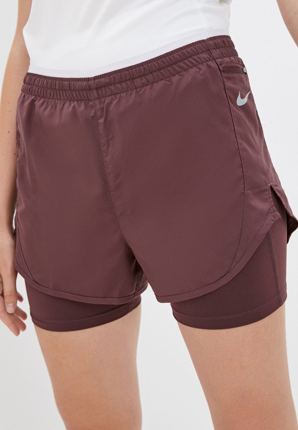 

Шорты спортивные Nike, Коралловый, W NK TEMPO LUXE 2IN1 SHORT