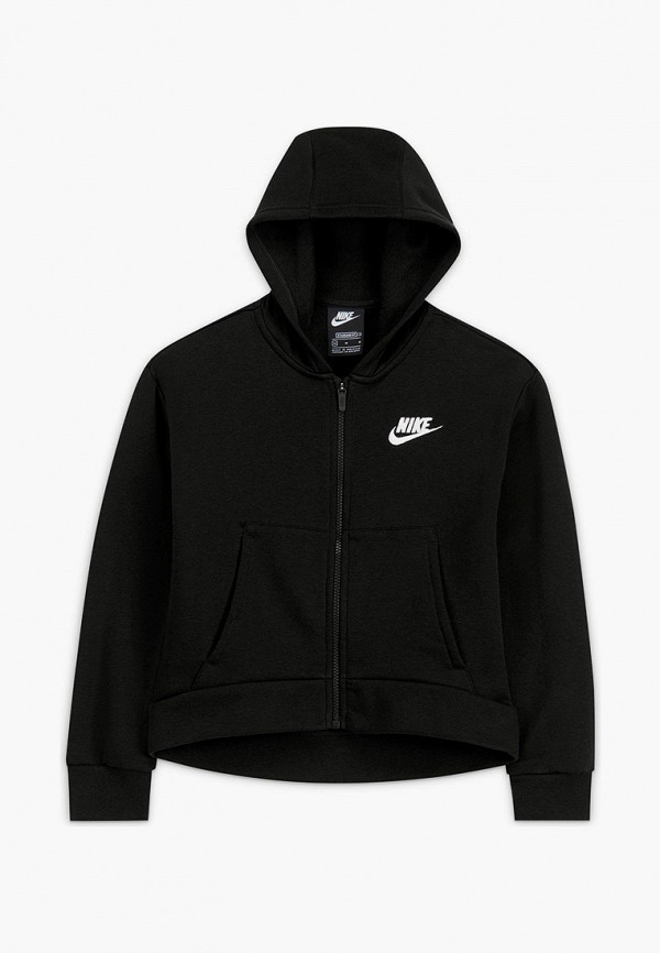 

Толстовка Nike, Черный, G NSW CLUB FLC FZ HOODIE LBR