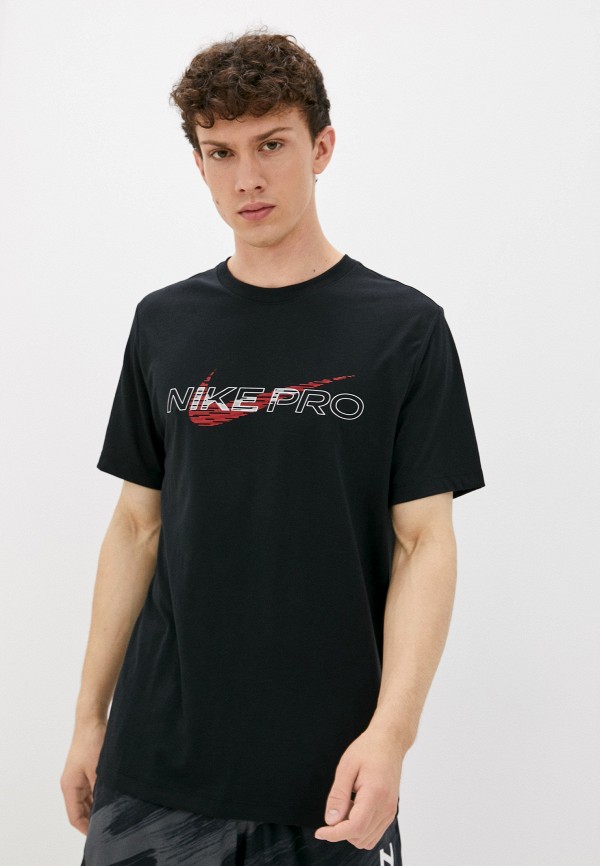 

Футболка спортивная Nike, Черный, M NK DF TEE DB NK PRO