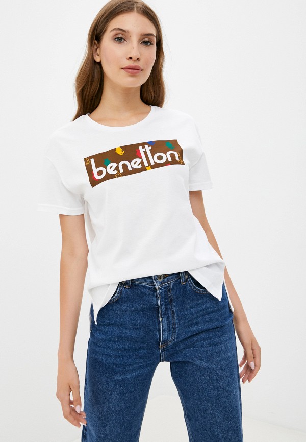 

Футболка United Colors of Benetton, Белый, United Colors of Benetton RTLAAM107001