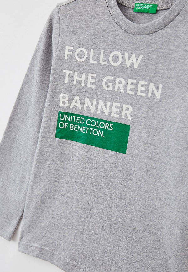 

Лонгслив United Colors of Benetton, Серый