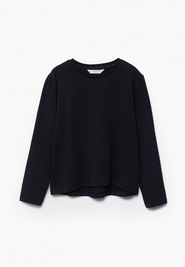 

Лонгслив Mango Kids, Черный, Mango Kids RTLAAM140701