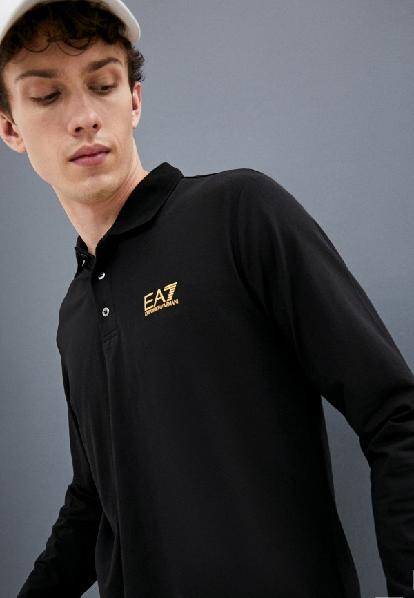 

Поло EA7, Черный
