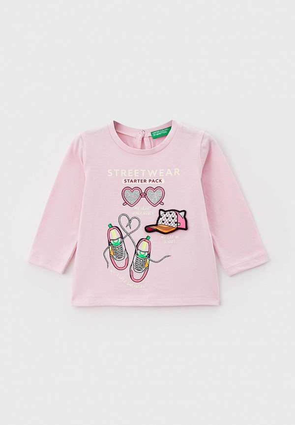 

Лонгслив United Colors of Benetton, Розовый