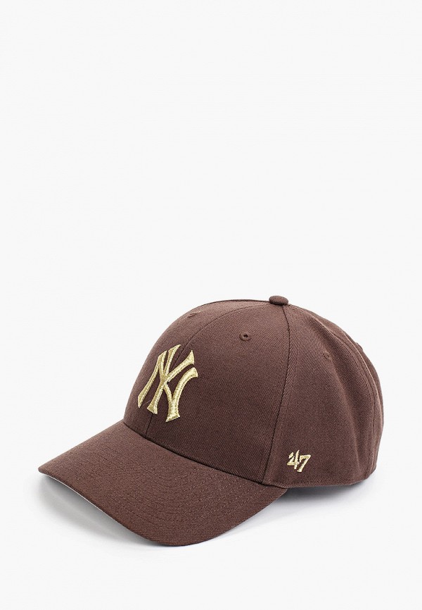 

Бейсболка '47 Brand, Коричневый, MLB New York Yankees