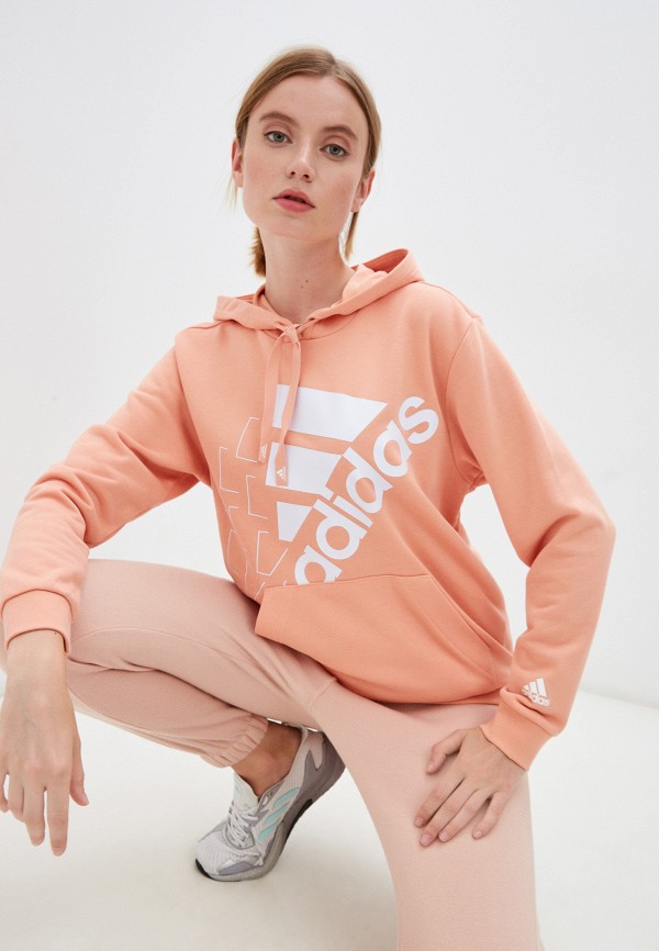 

Худи adidas, Коралловый, W Q3 BLUV HD