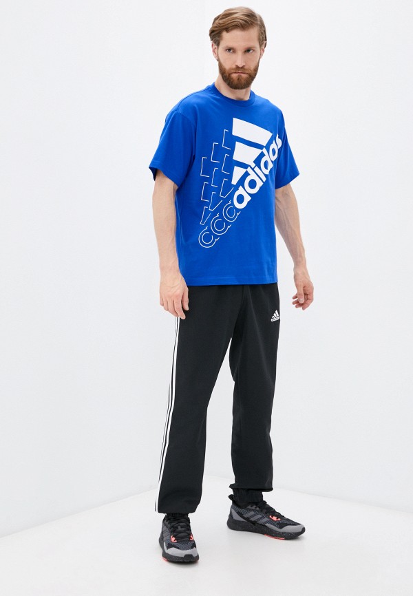 

Футболка спортивная adidas, Синий, U Q3 BLUV BL T